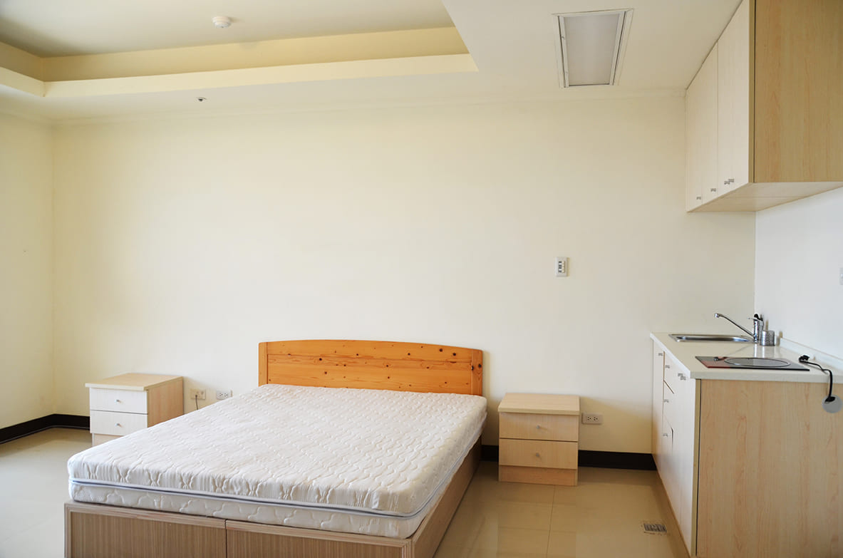 Taichung Dormitory Single Type B bedroom and kitchen picture.