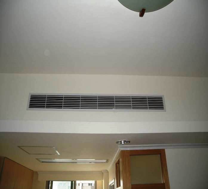 Taichung Dormitory Single Type A vent and ceiling picture.